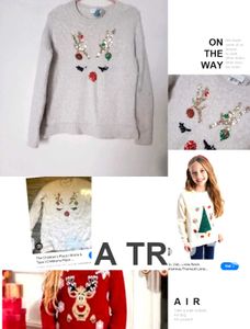 Cute Reindeer Christmas Sweater