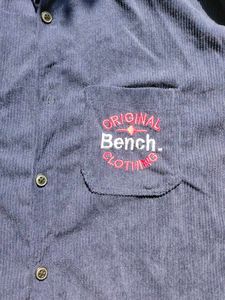 Bench. Navy Blue Corduroy Shirt