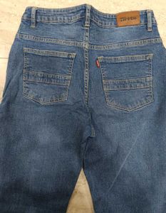 Classic Blue Denim Jeans | Straight Fit Jean