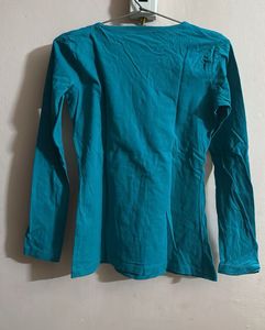 Set of Turquoise and Off White Tees
