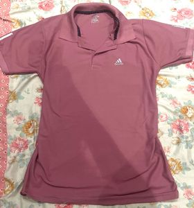 ADIDAS UNISEX Pink Polo Shirt 🎀🎀