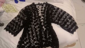 Elegant Black Lace Blouse