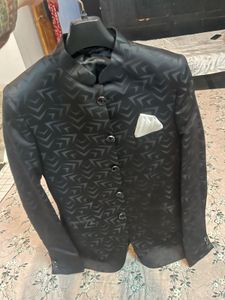 Men's Black Bandhgala Jacket