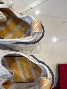 White Knit Sneakers