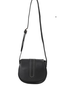 Black Studded Crossbody Bag