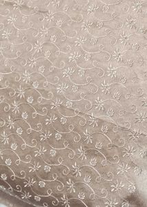 unstitched 2piece Chikankari satin Silk full suit