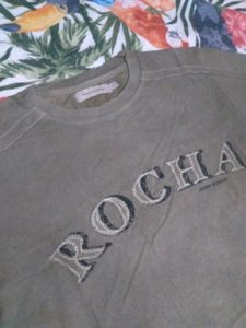 ROCHA Embroidered Olive T-Shirt
