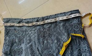 Grey Embroidered Lehenga Choli