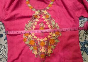 Kashmiri Pink Embroidered Kurta