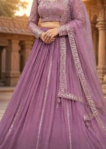 Stunning Lilac Lehenga Choli