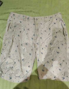 Men's White being human TShirt with three shorts