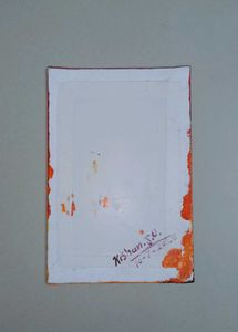 Hand–Painted Sunset Palm Tree Canvas Painting