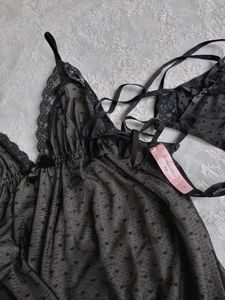 Sheer Black Lingerie Set