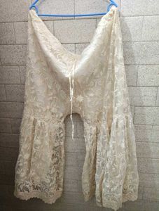 Elegant White thread Work  Kurta Set