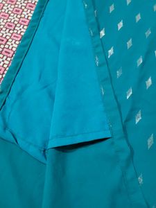 Teal Diamond Print Kurti