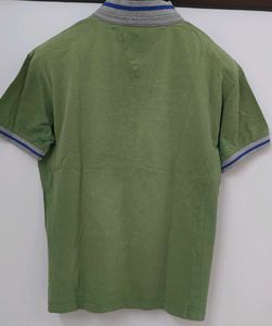 Men's Green Henley T-Shirt