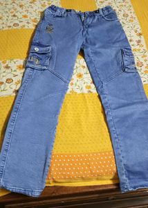 Blue Cargo Jeans