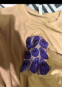 Newme Graphic Print Casual T-Shirt Size S