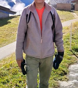 Men's Grey Fleece Jacket