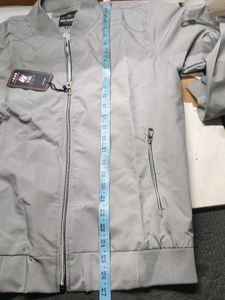 Men's Grey Bomber Jacket