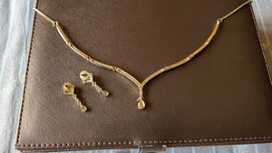 Necklace With Earrings Set.