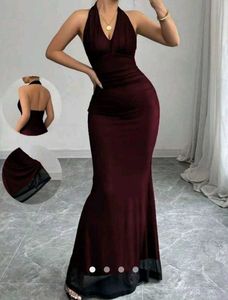 Sheer Fishtail Dress