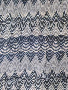 Blue Geometric Print long kurta