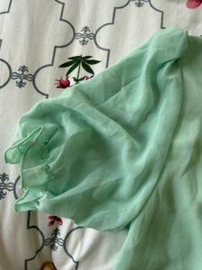 Elegant Mint Green Top