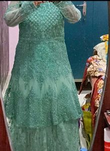 New Party Wear Gown With Duppata