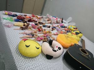Large Lot Of Dolls & Accessories