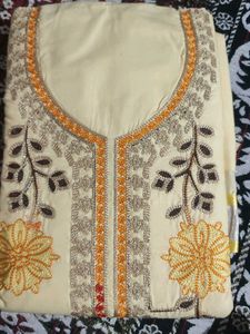 Beautiful Embroidered unstitched Kurta Set