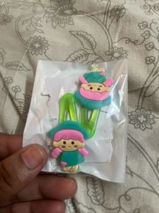 Cute Cartoon Hair Clips (Set of 2)combo offer 6 pa