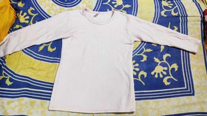 Light Pink Long Sleeve Thermal Top