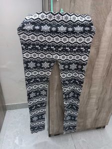 Patterned Winter Leggings