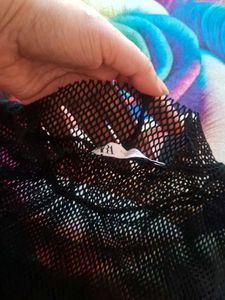 Zara Black Mesh Tank Top