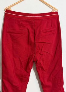 Red Casual Pants