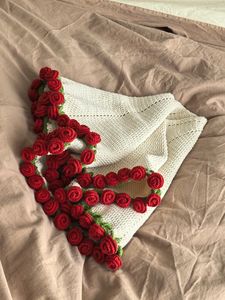 Handmade Crochet Rose boquet 💋🍓