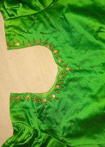 Onam Blouse 💚with Bead Work🥰