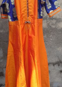 Beautiful Orange One Piece Dress 👗
