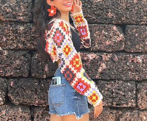 Crochet Granny Square Shrug