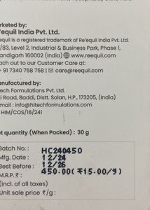0.3%Reequil Night Cream
