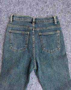 Classic Blue Denim Flare Jeans