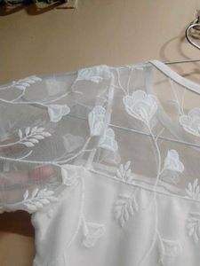 Elegant White Lace Dress