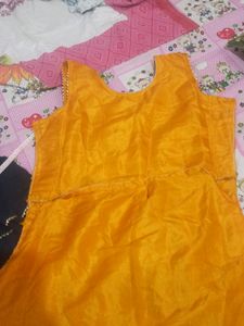 Yellow Embellished Dress