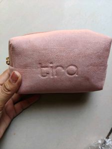 Cute Pink Makeup Pouch