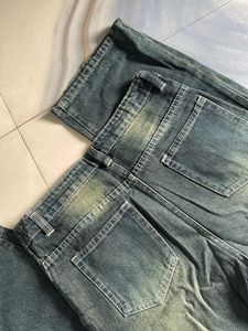 Tinted Washed Denim Pant