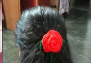 crochet hairtie &amp; Hairclip combo✨daisy, sunflower,