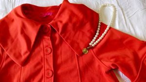 Korean Style Red Sweater