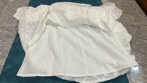 Elegant White dress with Intricate Detailing