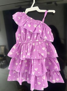 one shoulder baby dress